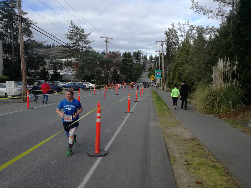 De laatste klim naar de finish